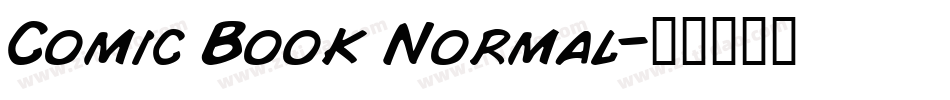 Comic Book Normal字体转换